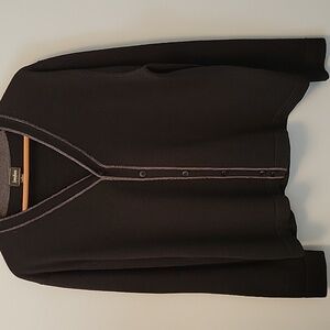 Neiman Marcus Wool Blend Cardigan